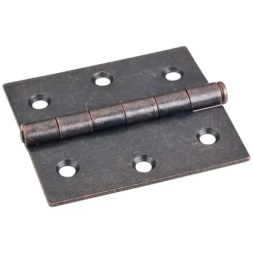 Dark Antique Copper Machined 3" x 2-3/4" Single Full Swaged Butt Hinge - pack of 50 Dark Antique Copper Machined 3" x 2-3/4" Single Full Swaged Butt Hinge - pack of 50