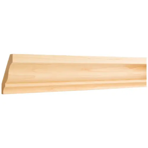 3/4" D x 3-3/4" H Alder Standard Crown Moulding - 96" Length - pack of 3 3/4" D x 3-3/4" H Alder Standard Crown Moulding - 96" Length - pack of 3