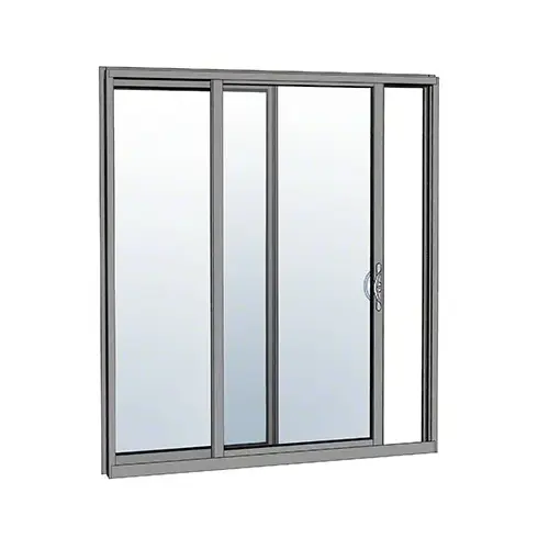 Clear Anodized OX Sliding Door Thermally Broken Fin Frame Unglazed KD Kit Clear Anodized OX Sliding Door Thermally Broken Fin Frame Unglazed KD Kit