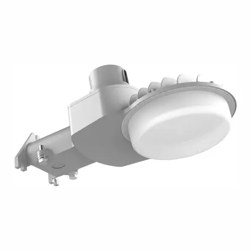 LED Dusk to Dawn Area Light, 55W Wattage, Photocell, 4000K, Gray Finish