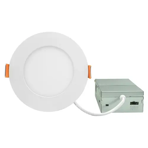 LED Canless J-Box Downlight, 4" Size, 9W Wattage LED Canless J-Box Downlight, 4" Size, 9W Wattage