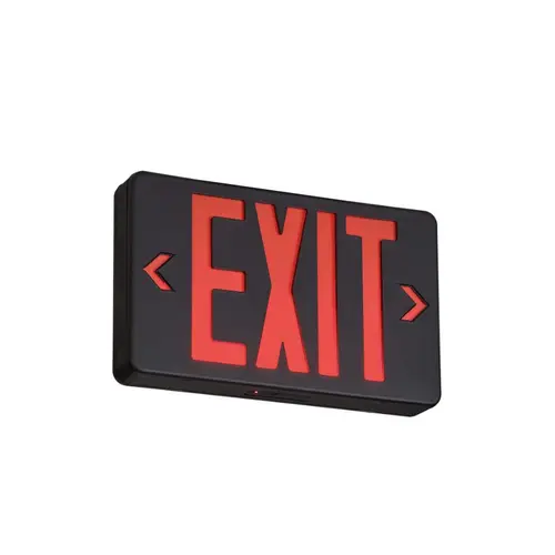 LED Exit Signs Board, Double Sided ,1.9W, Black with Red Letters