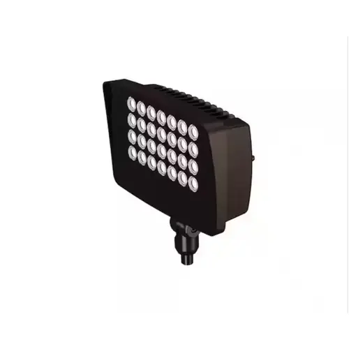 LED Flood Lights, 110W Wattage, Photocell, 4000K CCT, Bronze Finish