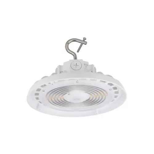 LED UFO Round High Bay Series, 100W To 150W Wattage, 30000 Lumens Output, White Finish LED UFO Round High Bay Series, 100W To 150W Wattage, 30000 Lumens Output, White Finish