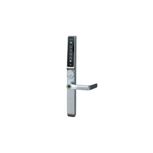 Wi-Fi Digital Keypad, Reader Trim for Store Front Mortise Locks, Push/Pull, and Exit Devices, Compatible with 1", 1-1/8", and 1-1/2" Mortise Locks, UL Rated, Includes: PGH200 Wi-Fi Hub, (3) PGA803WH RFID Tag Keys, MB Matte Black