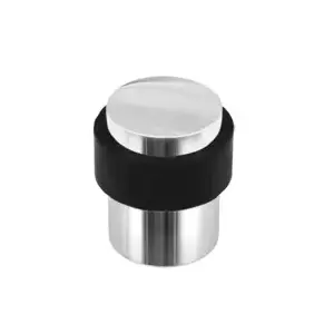 Inox DSIX02-32D Floor or Door Mounted Stop, DSIX02, 32D Satin Stainless Steel
