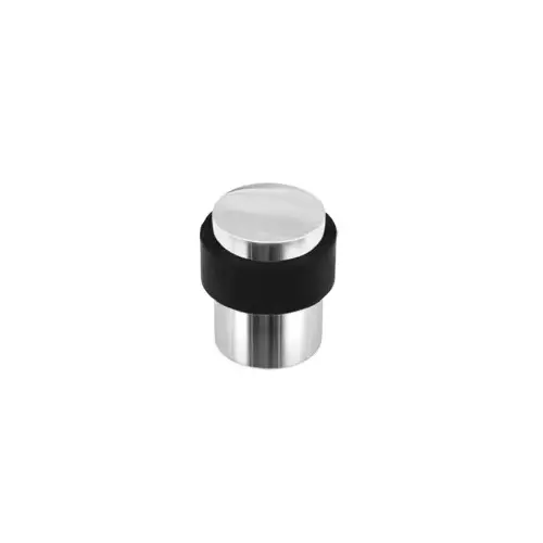 Floor or Door Mounted Stop, DSIX02, 32D Satin Stainless Steel