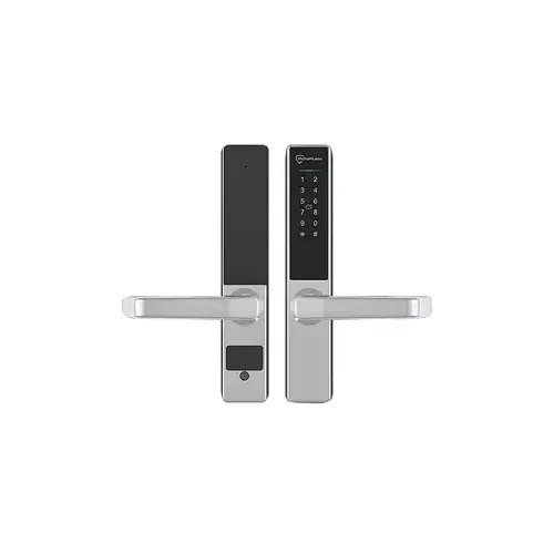 Stafford Smart Wi-Fi Lever Lock, Standalone, Satin Nickel