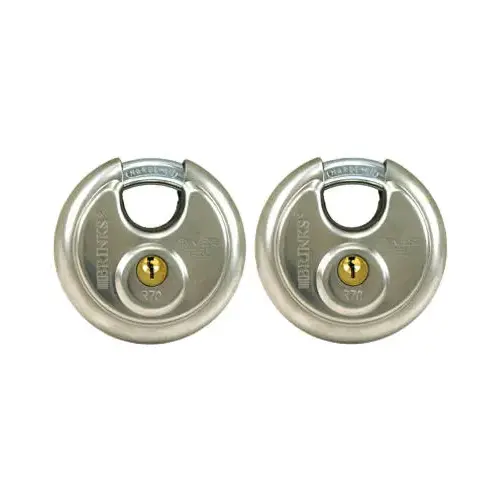 Stainless-Steel Discus Lock pair Stainless-Steel Discus Lock pair