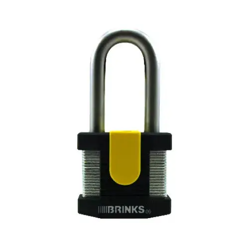 Laminated Steel Commercial-Grade 2-Inch Shackle Padlock Laminated Steel Commercial-Grade 2-Inch Shackle Padlock