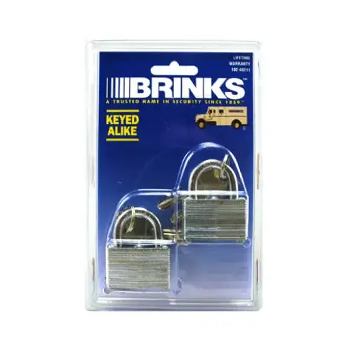 1-1/2 Inch Warded Laminated Steel Padlock pair 1-1/2 Inch Warded Laminated Steel Padlock pair