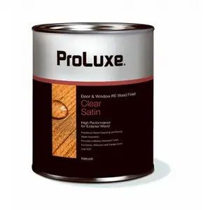 ProLuxe SIK48078LV/04 Resin Enhanced Door & Window Finish, Clear Satin, Natural Wood, 1-Quart
