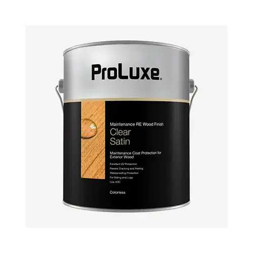 Resin Enhanced Maintenance Finish, Clear Satin, Colorless, 1-Gallon