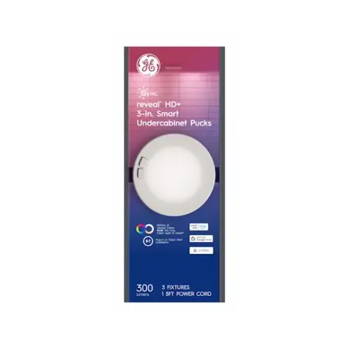 GE CYNC 3" Puck Light pack of 3 GE CYNC 3" Puck Light pack of 3