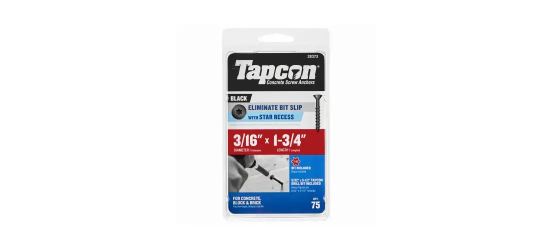 Tapcon 28373 Concrete Screws 3/16