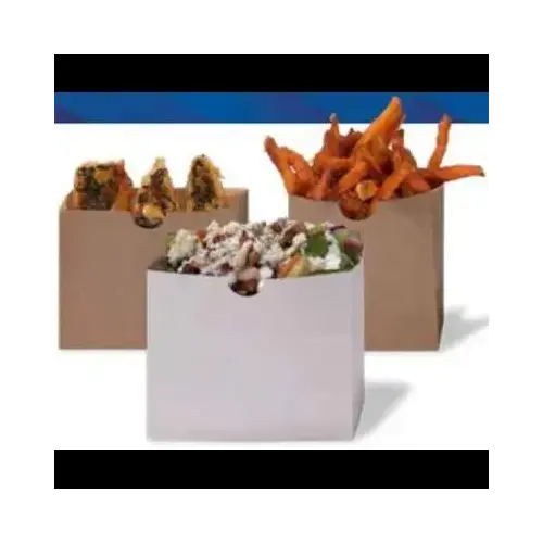 Bagcraft Snak Sack Snack Bag 4.25X2.5X3.75 IN Wax Coated Paper Kraft Grease Resistant - pack of 1000 Bagcraft Snak Sack Snack Bag 4.25X2.5X3.75 IN Wax Coated Paper Kraft Grease Resistant - pack of 1000