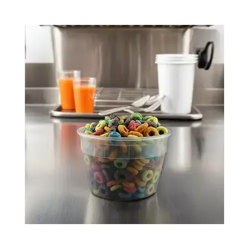 Deli Container Base & Lid Combo 16 OZ PP Clear - pack of 250 Deli Container Base & Lid Combo 16 OZ PP Clear - pack of 250