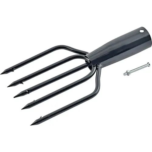 5-Tine 6-1/2 In. L. Tempered Steel Fish Spear Black