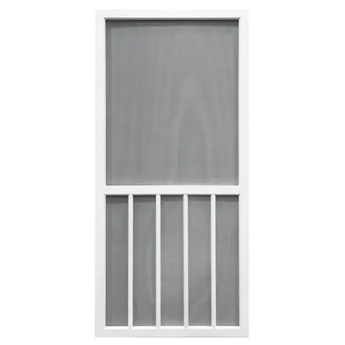 Screen Door 79-1/2" H X 36" W Magnolia White Vinyl White