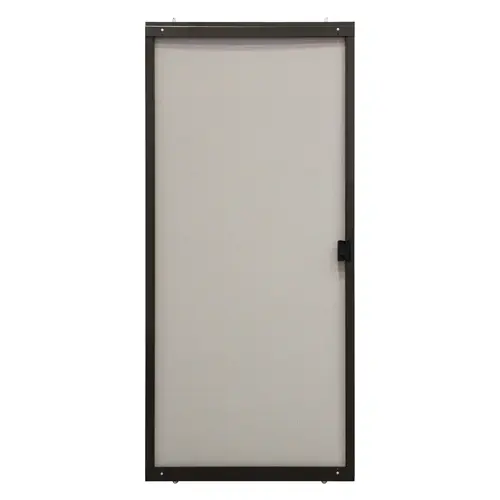 Adjustable Sliding Screen Door 80-3/4" H X 36" W Breezeway Bronze Steel Bronze Adjustable Sliding Screen Door 80-3/4" H X 36" W Breezeway Bronze Steel Bronze