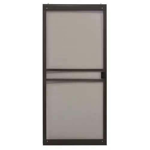 Adjustable Sliding Screen Door 80-3/4" H X 36" W Branson Bronze Steel Bronze