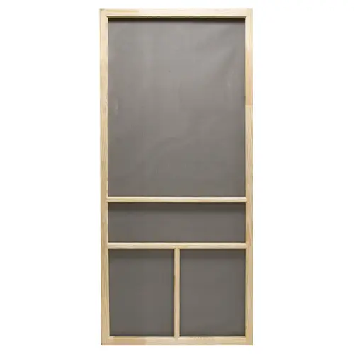 Screen Door 80-1/2" H X 36" W Dogwood Natural Wood Wood Natural Wood