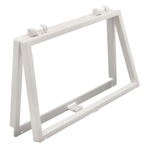 Wicket, 6-1/8 in. x 10-1/8 in., White Plastic (Single Pack) Wicket, 6-1/8 in. x 10-1/8 in., White Plastic (Single Pack)