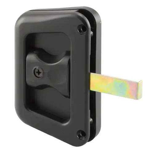 Sliding Screen Door Latch/Pull Plastic Outdoor Black