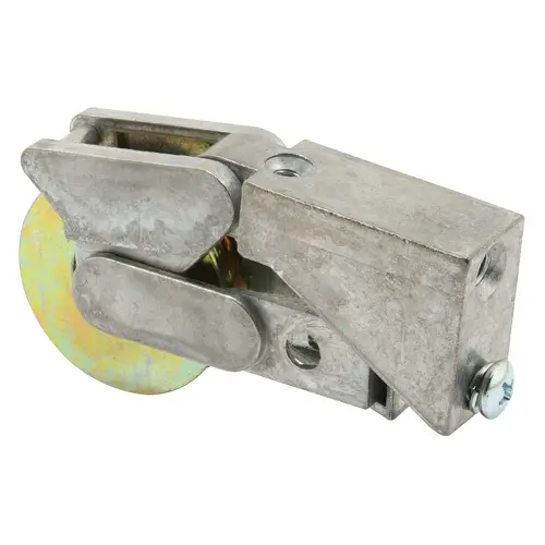 Roller Assembly, 1-1/2 in Dia Roller, 5/16 in W Roller, Steel, 1-Roller, Plain Back Mounting Roller Assembly, 1-1/2 in Dia Roller, 5/16 in W Roller, Steel, 1-Roller, Plain Back Mounting