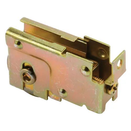 D 1584 Roller Assembly, 1-1/4 in Dia Roller, 5/16 in W Roller, Steel, 1-Roller, F-Tab Mounting Gold