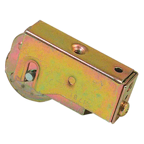 Patio Door Steel Roller Assembly, Ball Bearing, Plain Back Housing, Single 1-1/4-In.