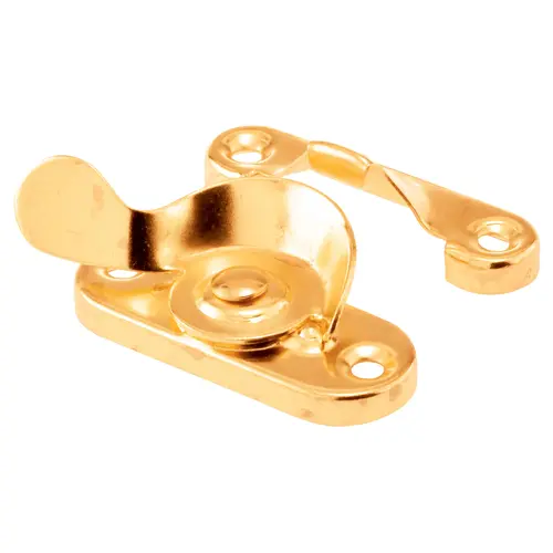 Sash Lock, 1-15/16 and 2 in. Hole Centers, Fits Single/Double Hung Wood Windows, Stamped Steel, Brass-Plated, (2 Pack) Sash Lock, 1-15/16 and 2 in. Hole Centers, Fits Single/Double Hung Wood Windows, Stamped Steel, Brass-Plated, (2 Pack)