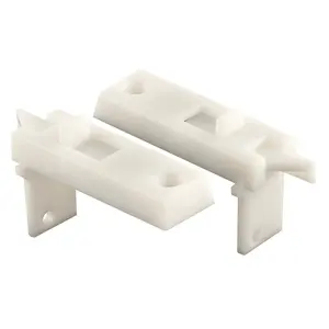 Prime-Line F 2642 Window Tilt Latch White Plastic 3/4" W X 2-1/4" L White Pair