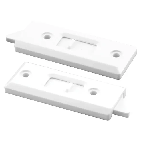 Spring-Loaded Window Tilt Latch, 3-1/4-In. White Plastic, 2-Pk. Spring-Loaded Window Tilt Latch, 3-1/4-In. White Plastic, 2-Pk.