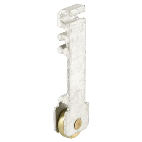 Roller Assembly, 3/8 in W, 2 in L, Aluminum/Steel Pair White Roller Assembly, 3/8 in W, 2 in L, Aluminum/Steel Pair White