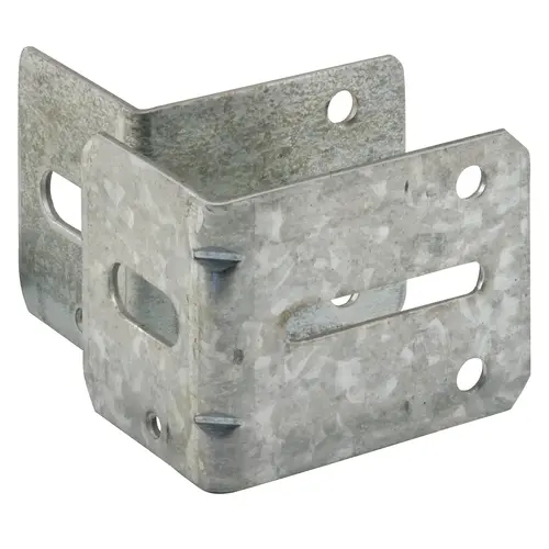 2-1/4 In. & 2-3/4 In. Steel Track Brackets (2-Count) Silver