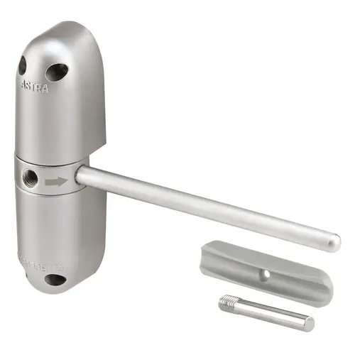 Safety Spring Door Closer Easy to Install to Convert Hinged Doors to Self-Closing Diecast Construction, 4-1/4 in. Satin Chrome, Non-Handed (Single Pack) Safety Spring Door Closer Easy to Install to Convert Hinged Doors to Self-Closing Diecast Construction, 4-1/4 in. Satin Chrome, Non-Handed (Single Pack)