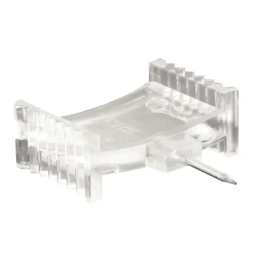 Retainer Clip, Plastic/Steel Clear Retainer Clip, Plastic/Steel Clear