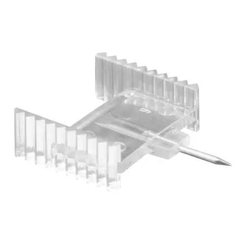 Window Grid Retainer Clips, Clear Plastic, 5/8 in. (6 Pack)