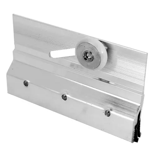 M 6053 Shower Door Top Bracket, Round, Chrome, For: Frameless Shower Doors Pair