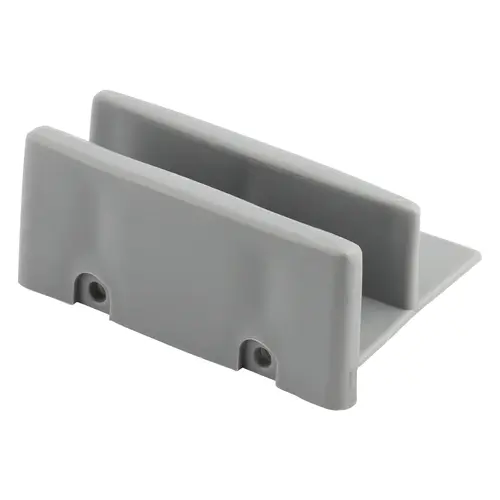 Shower Door Bottom Guide, Sliding, Plastic, Gray Pair Shower Door Bottom Guide, Sliding, Plastic, Gray Pair