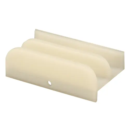 Shower Door Bottom Guide Assembly, Plastic, White, For: Framed Tub Enclosure Doors Shower Door Bottom Guide Assembly, Plastic, White, For: Framed Tub Enclosure Doors