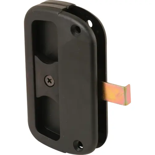 3 in. H.C. Plastic Housing Black Sliding Screen Door Latch and Pull Steel Latch 3 in. H.C. Plastic Housing Black Sliding Screen Door Latch and Pull Steel Latch