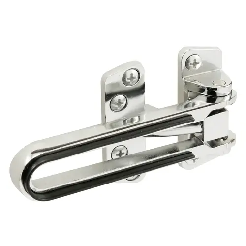4-3/16 in. Chrome Swing Lock Door Latch with Rubber Bumper 4-3/16 in. Chrome Swing Lock Door Latch with Rubber Bumper