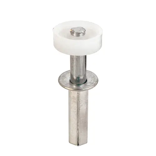 7/8 in., Steel Base with Nylon Roller, Spring-Loaded Bi-Fold Door Top Guide Wheel - pack of 2