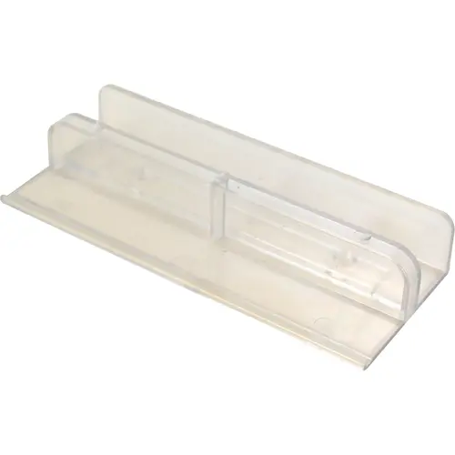 1/2 in. Sliding Shower Door Bottom Guide, Clear Plastic, with Double Sided Tape Included - Pair 1/2 in. Sliding Shower Door Bottom Guide, Clear Plastic, with Double Sided Tape Included - Pair