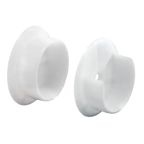 Plastic Closet Pole Sockets, Accommodates 1-3/8 Inch Diameter Poles, White, (1 Set) Pair Plastic Closet Pole Sockets, Accommodates 1-3/8 Inch Diameter Poles, White, (1 Set) Pair
