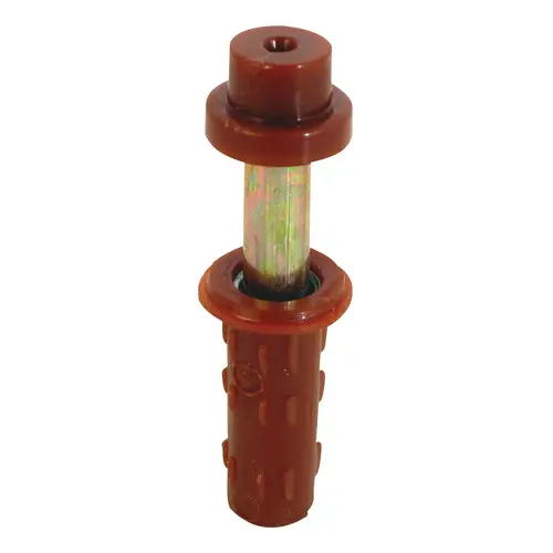Door Pivot and Guide, Plastic, Top Mounting Pair Brown Door Pivot and Guide, Plastic, Top Mounting Pair Brown