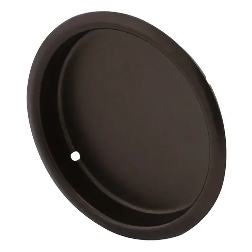 Closet Door Finger Pull, Bronze Finish Brass, 2-1/8 In. Round pair Closet Door Finger Pull, Bronze Finish Brass, 2-1/8 In. Round pair