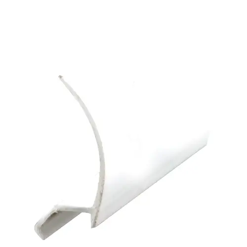 Glass Retainer, Snap-In, Rigid White Vinyl, 72-In. Glass Retainer, Snap-In, Rigid White Vinyl, 72-In.